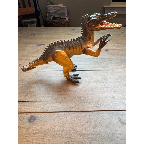 Mattel Jurassic World Mega Dual Attack Suchomimus Dino Rivals Action Figure - Picture 3 of 5